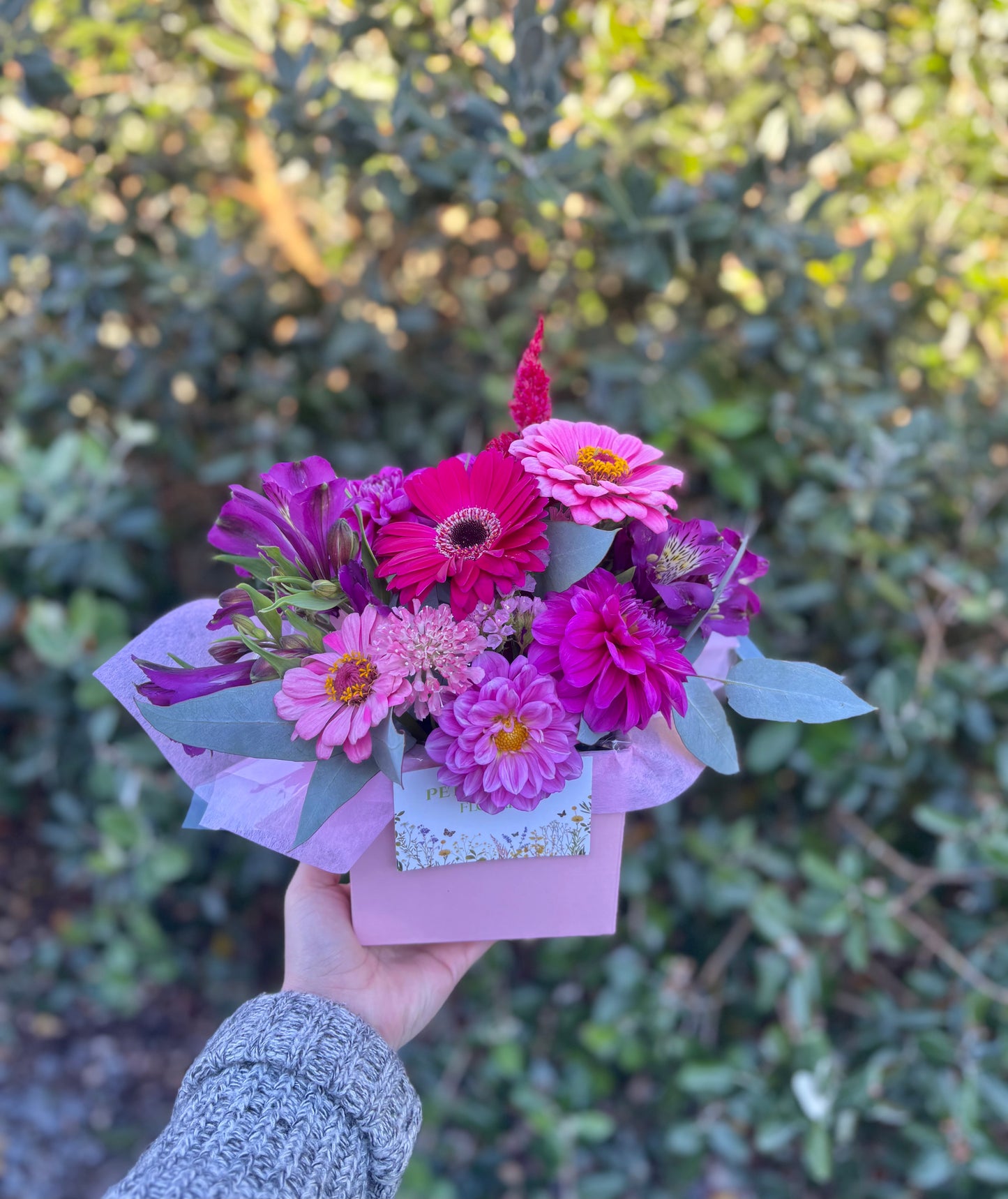 Pretty ‘n Pink Posy Box
